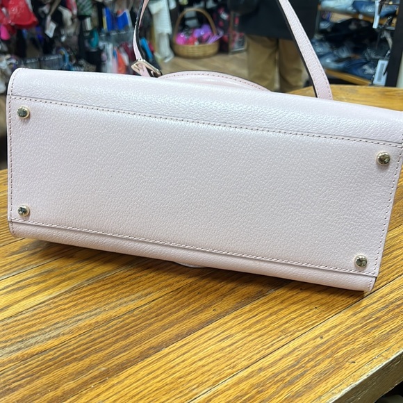 KATE SPADE | Wellesley Durham pink pebbled leather shoulder/satchel hand bag - Picture 9 of 14